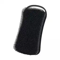 Walmart Stgfyxgs 2xSilicone Body Scrubber Gentle Exfoliating Skin Shower Black offer