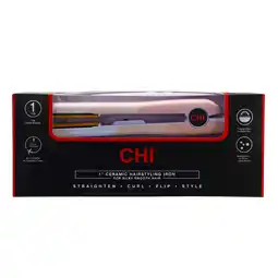 Walmart CHI HAIRSTYLING IRON 1 PINK PRINT offer