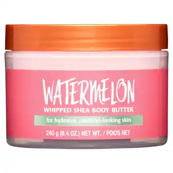 Walmart Tree Hut Shea Whipped Body Butter, Lightweight Hydration for Soft, Smooth Skin, Watermelon, 8.4oz offer