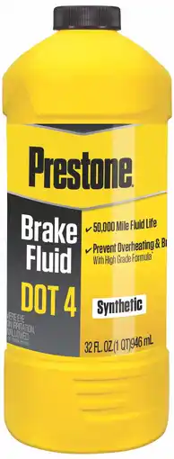 Walmart Prestone Dot 4 Brake Fluid 32 fl oz offer