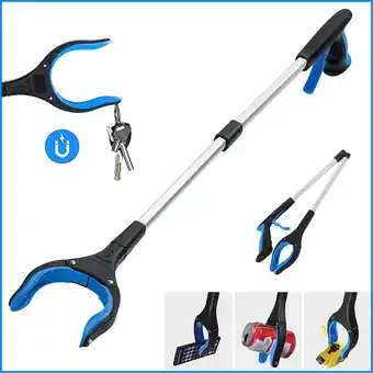 Walmart Arcon Grabber Reaching Tool Reachers and Grabbers Hand Assist Pick up Tool for Seniors Aluminum Blue offer