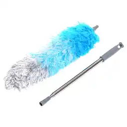 Walmart Eyliden Extensible Duster 100 with Bendable Washable Reusable Microfiber Duster Head,Blue & Grey offer