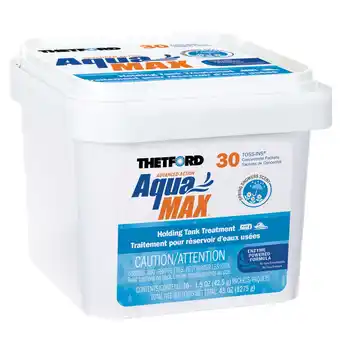 Walmart Thetford AquaMAX Spring Showers 30-ct Toss-Ins RV Holding Tank Treatment offer