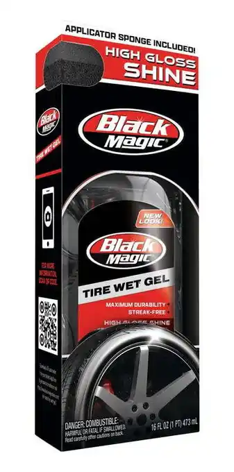 Walmart Black Magic Tire Wet Gel, 16 oz. Tire Shine - 5072647W offer