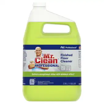 Walmart Mr. Clean Finished Floor Cleaner, Lemon Scent, One Gallon Bottle offer