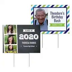 Walmart Customizable Photo Yard Sign 18x24 offer