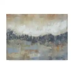 Walmart Trademark Fine Art 35x47 Landscape Canvas Wall Art 'Cool Grey Horizon I' by Jennifer Goldberger offer