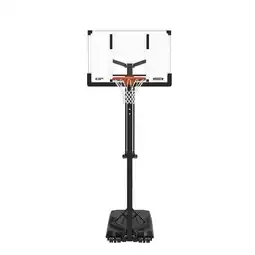 Walmart Lifetime 7.5 ft - 10 ft Adjustable Height 50 in x 33 in Adjustable Height Portable Basketball System offer