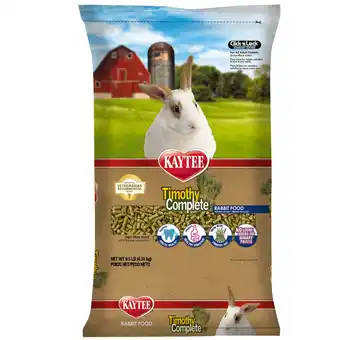 Walmart Kaytee Timothy Complete Pet Rabbit Food, Pelleted Food, 9.5 Pounds offer