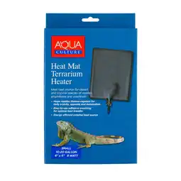 Walmart Aqua Culture Heat Mat Terrarium Heater, Small 10-20 Gallon Heat Pad, 8 Watts offer