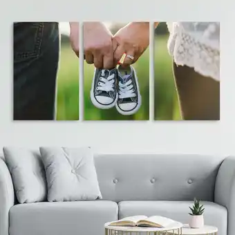 Walmart Three Of A Kind Multi-Piece Photo Canvas, 3 Piece offer