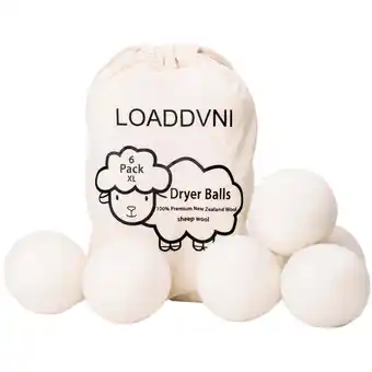 Walmart Wool Dryer Balls Organic XL 6 Balls per Pack by Loaddvni, Save Time,Money,Energy offer