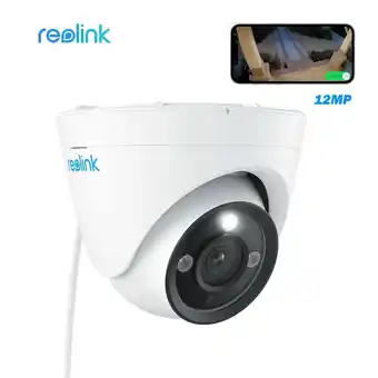 Walmart Reolink 12MP Outdoor Security PoE Camera 1224A Color Night Vision,Human/Car/Pet Detection,2-Way Talk offer