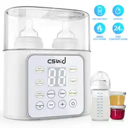 Walmart Baby Bottle Warmer, 9-in-1 Fast Milk Warmer Babies Food Heater & Defrost offer