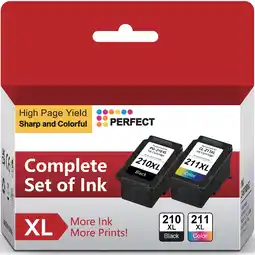 Walmart 211XL 210XL Ink Cartridges Compatible for Canon 210XL 211XL Combo Pack to Use with PIXMA MP230 MP240 offer