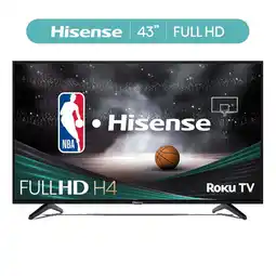 Walmart Hisense 43 Class 1080p FHD LED Roku Smart TV H4030F Series (43H4030F3) offer