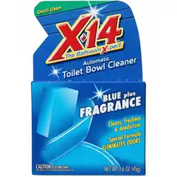 Walmart X-14 268011 Automatic Toilet Bowl Deodorizer and Cleaner, Blue Plus Fragrance offer