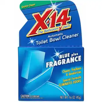 Walmart X-14 268011 Automatic Toilet Bowl Deodorizer and Cleaner, Blue Plus Fragrance offer