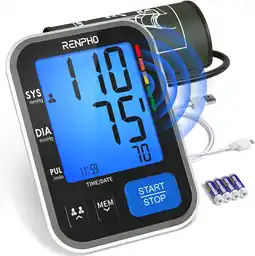 Walmart Renpho Upper Arm Blood Pressure Monitor, Automatic Digital BP Machine offer