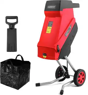 Walmart PowerSmart 120V 15-Amp 3700 RPM New Electric Wood Chipper with Collecting Bag offer