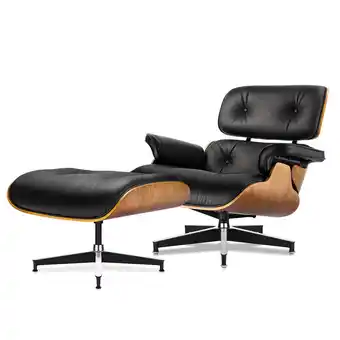 Walmart Chaise Lounge Chair, Mid Century Modern Accent Chair and Ottoman for Living Room, Office offer