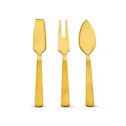 Walmart Twine Cheese Knives - Cheese Knives, Stainless Steel with Gold Finish offer