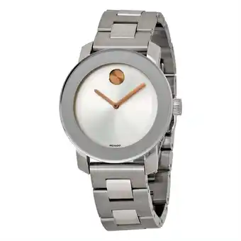 Walmart Movado Bold Women's Mid-Sized Silver 36mm Watch 3600084 offer