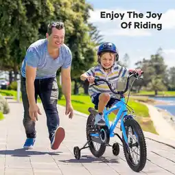 Walmart Gasky 14 Kids Bike for Boys Girls Ages 3-6 Years Child Bicycle with Removable Training Wheels Blue offer