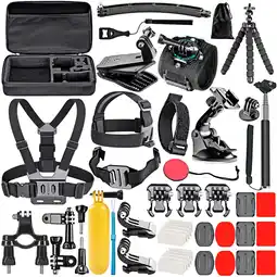 Walmart GZXIHTZ Portable Action Camera Accessory Kit Compatible with GoPro Hero 12, Multicolor, 50 Per Pack offer