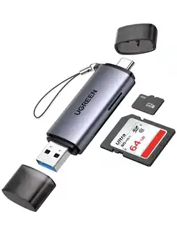 Walmart UGREEN SD Card Reader, Type C/USB 3.0 Memory Card Reader for Cellphone Tablet PC offer