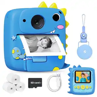 Walmart Prysyed Upgrade Camera Instant Print, 1080P Digital Camera, Portable Travel Toy, Blue offer