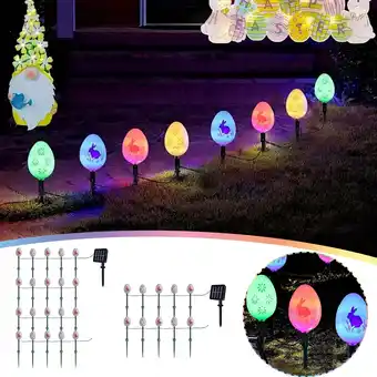 Walmart Kugisaki Easter 2024 Border Solar Light String Led Flower Girl Heart Festival Decorative Light offer