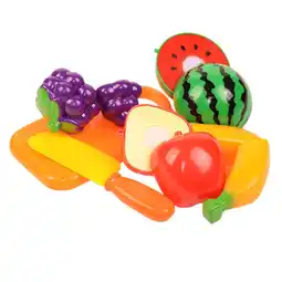 Walmart Fridja 6PCS Cutting Fruit Vegetable Food Pretend Play Kids Kid Educational Toy offer