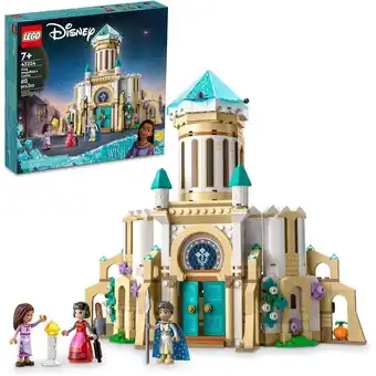 Walmart LEGO King Magnificos Castle 43224 Disney Wish Interlocking Block Building Sets offer