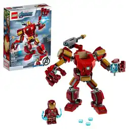 Walmart LEGO Marvel Avengers Iron Man Mech 76140 Building Toy with Iron Man Mech and Minifigure (148 Pieces) offer