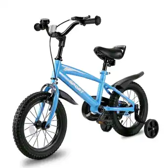 Walmart Naipo 12/14/ 16/18 Kids Bike Girls and Boys Blue Bike with Removable Training Wheels offer