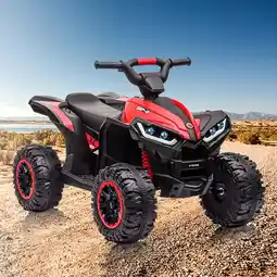 Walmart Sakiyrr Kids Ride on 4 Wheeler ATV, 12V Powered Electric Quad Vehicle with Remote Control offer