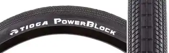 Walmart Tioga PowerBlock Tire 20 x 1.95 Clincher Wire Steel Black 60tpi BMX Bike offer