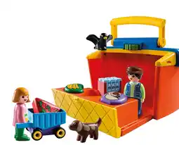 Walmart PLAYMOBIL Take Along Market Stall offer