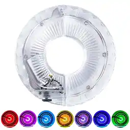 Walmart axGear LED Bike Wheel Light 7 Color USB Rechargeable Hub Safety Tire Lights offer