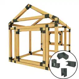 Walmart E-Z Frame 38 In. W x 60 In. D Custom DIY Playhouse Bracket Kit offer