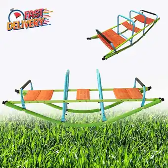 Walmart GUTALOR High-Quality Kids Seesaw with Plastic Seats - Playground Equipment for Children Ages 3+ offer