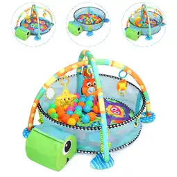 Walmart Babyeap 3-in-1 Baby Gym and Play Mat, Baby Activity with Ocean Ball Sensory Toys, 0-36 Months offer