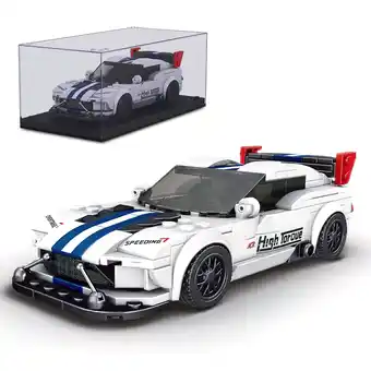 Walmart MACTANO Race Car Building Block Set Speed Champion Acr Model Car Building Kit Toy for Adult White offer