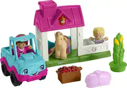 Walmart Fisher-Price Little People Barbie Horse Stable Toddler Playset with Light Sounds & 7 Pieces offer