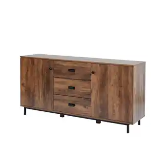 Walmart Teamson Home Brooklyn 58.5 x 29.75 Sideboard, Brown Acacia offer