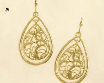 JC Penney Liz Claiborne Teardrop Earrings offer