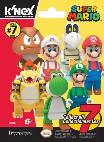 Walmart K'NEX Super Mario Mystery Bags, Series 7, Buildable Figure Construction Set Toy offer