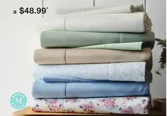 JC Penney HYGROCOTTON Queen Sheet Set offer