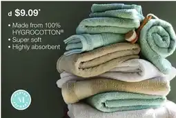 JC Penney Martha Stewart Premium HYGROCOTTON Bath Towel offer